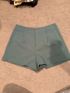 a new day Teal High-Waist Tailored Women's Shorts